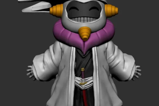 Mayuri Kurotsuchi Chibi — Bleach 3D model