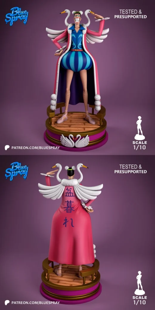 Mr. 2 Bon Clay — One Piece 3D model