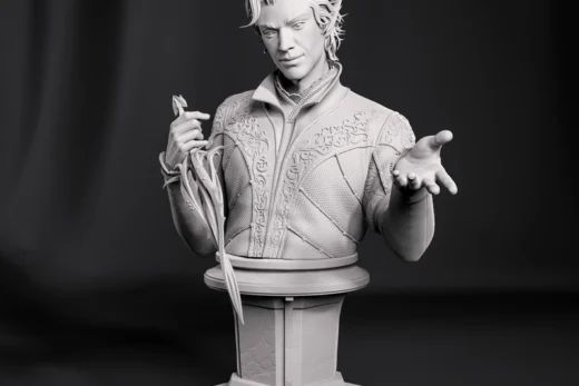 Astarion Bust — Baldur's Gate 3 3D model