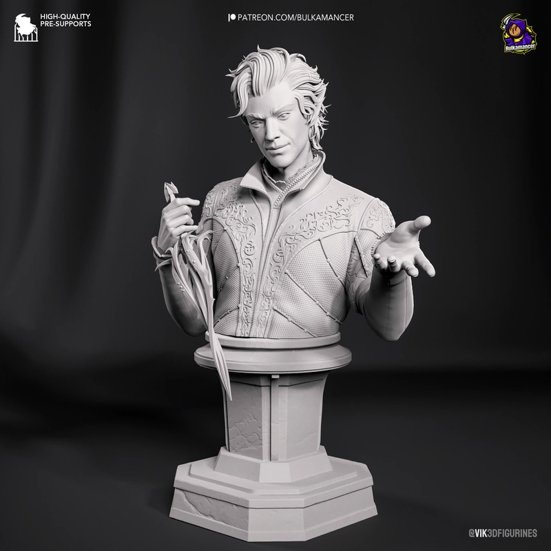 Astarion Bust — Baldur's Gate 3 3D model