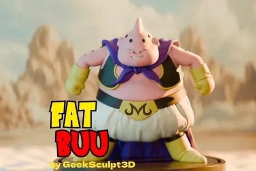 Majin Buu — Dragon Ball 3D model