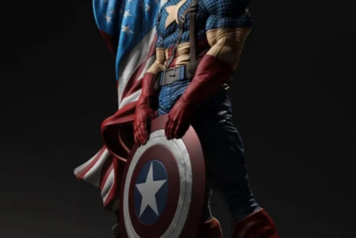 Captain America — Marvel 3D model