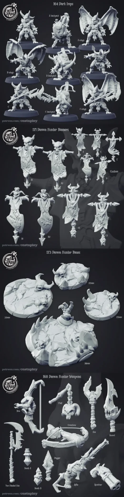 Dark Imps — Fantasy 3D model