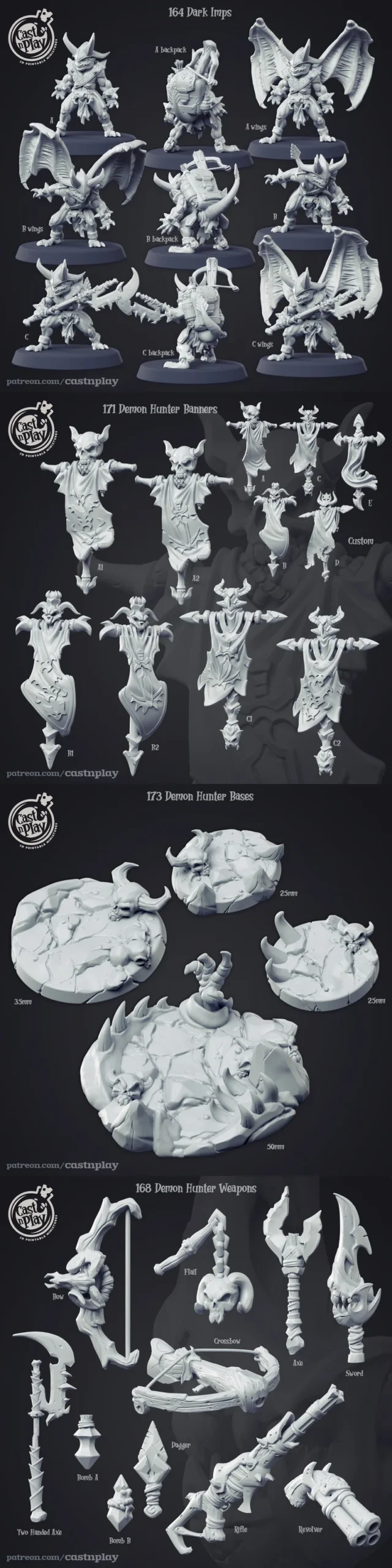 Dark Imps — Fantasy 3D model