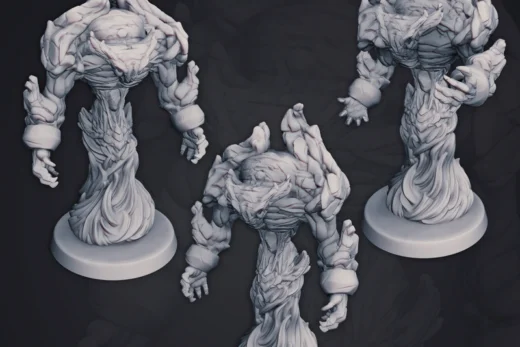 Fire Golem — Fantasy 3D model