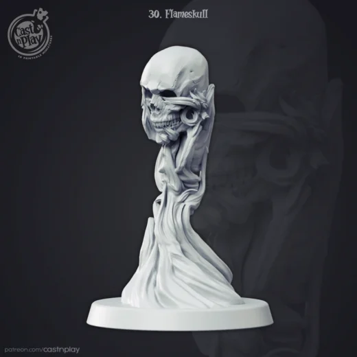 Flameskull — Fantasy 3D model