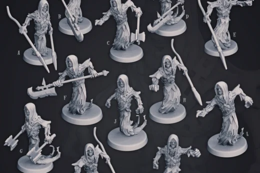 Ghosts — Fantasy 3D model