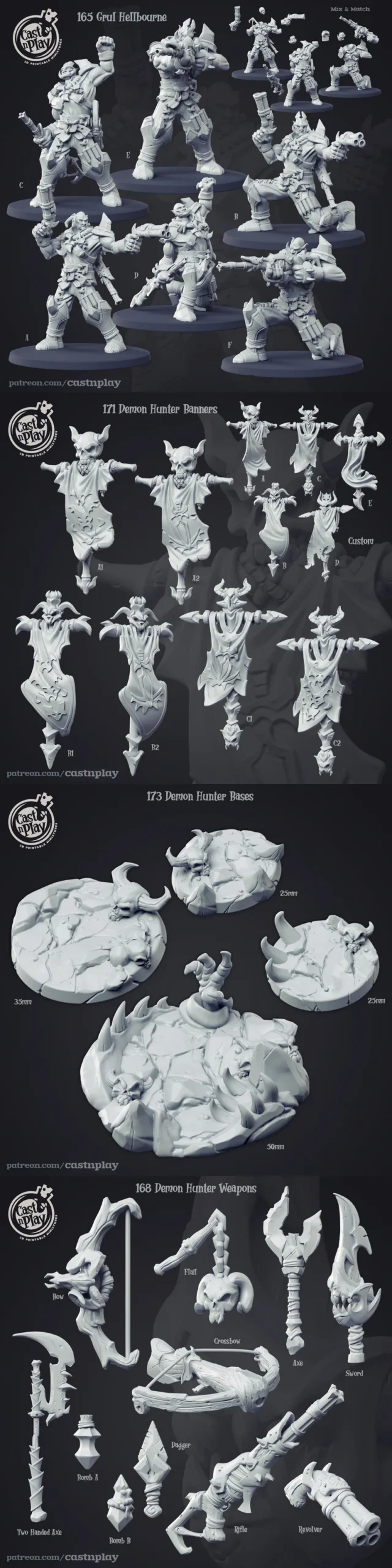 Grul Hellbourne — Fantasy 3D model