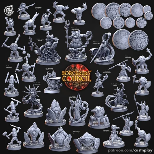 Sorcerers Council — Fantasy 3D model