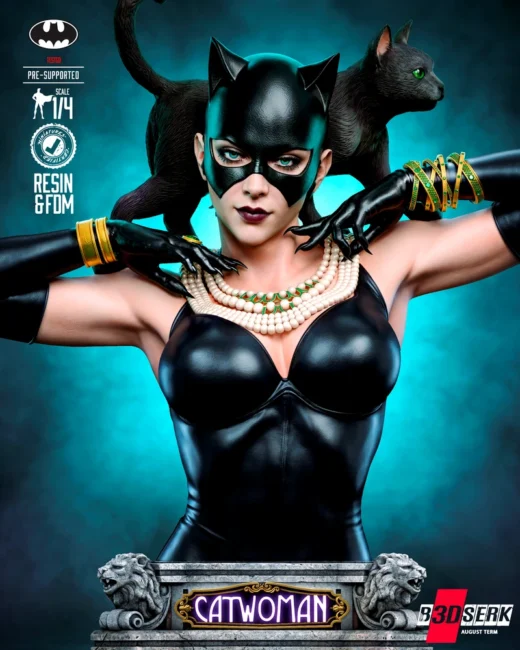 Catwoman Bust — DC Comics 3D model
