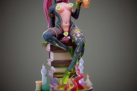 Sophie Lady Alchemist — Original Character 3D model