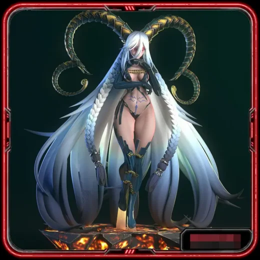 Tiamat — Dungeons & Dragons 3D model