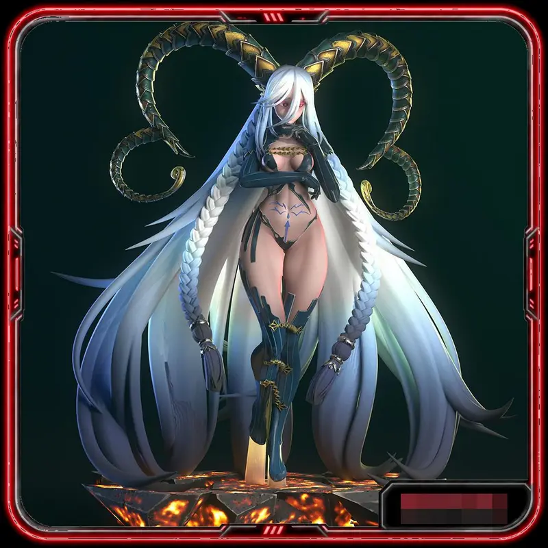 Tiamat — Dungeons & Dragons 3D model