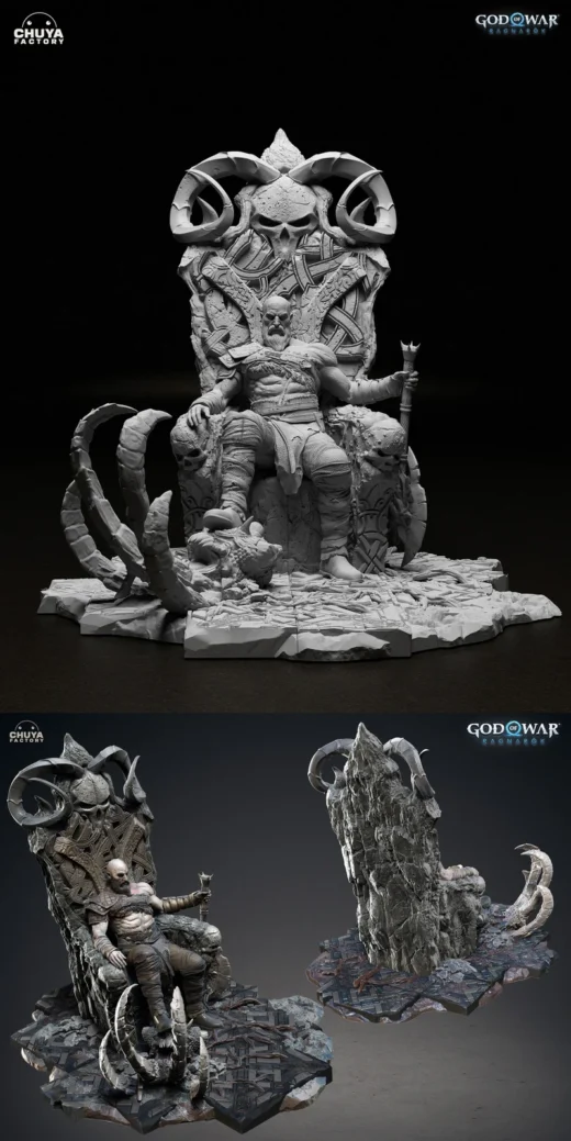 Kratos — God of War 3D model
