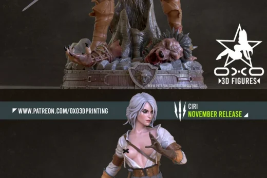 Ciri — The Witcher 3D model