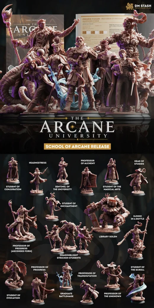 The Arcane University — Original Fantasy 3D model