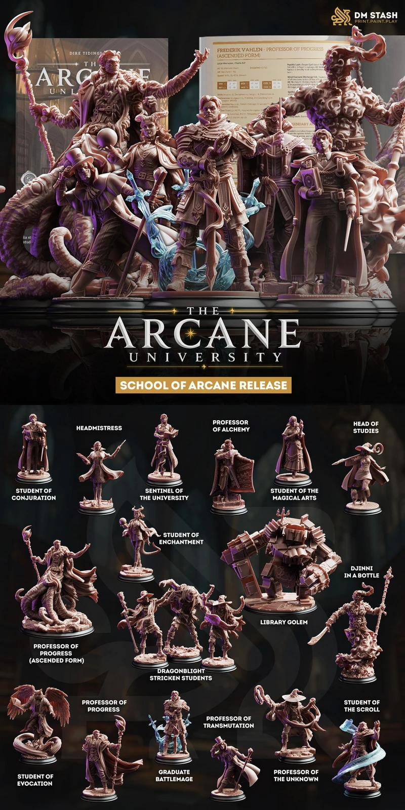 The Arcane University — Original Fantasy 3D model