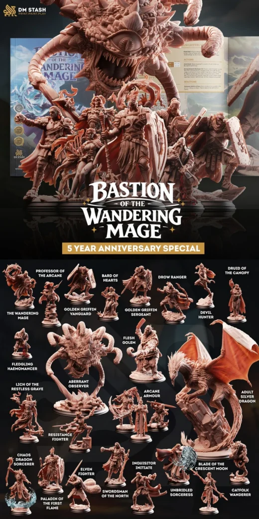 Bastion of the Wandering Mage — Original Fantasy 3D model
