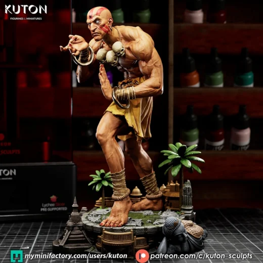 Dhalsim — Street Fighter 3D model