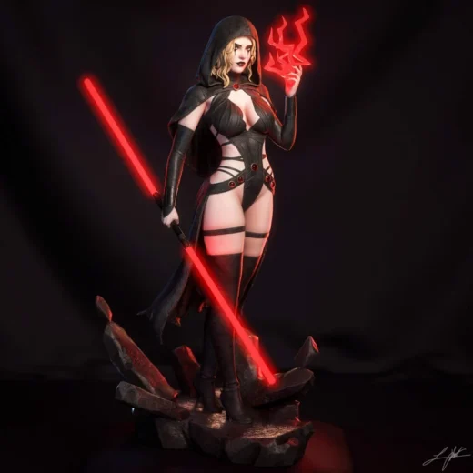 Darth Zannah — Star Wars 3D model