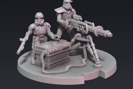 Death Trooper E-Web — Star Wars 3D model