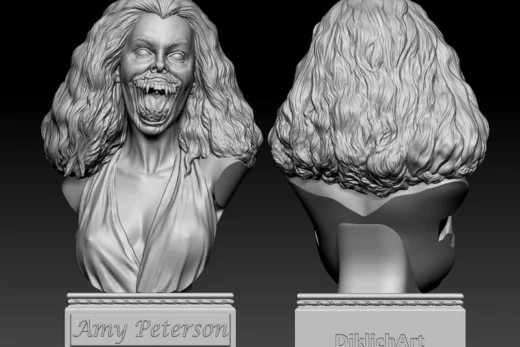 Amy Bust — Original Character 3D model