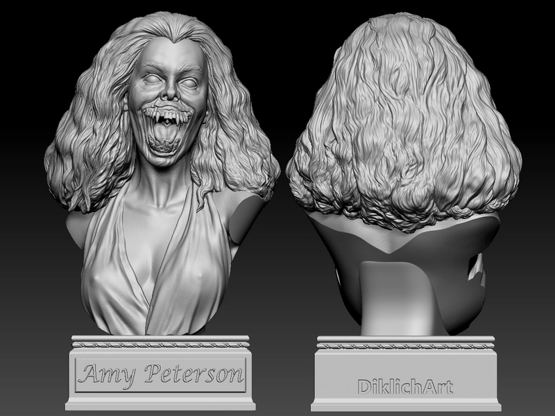 Amy Bust — Original Character 3D model