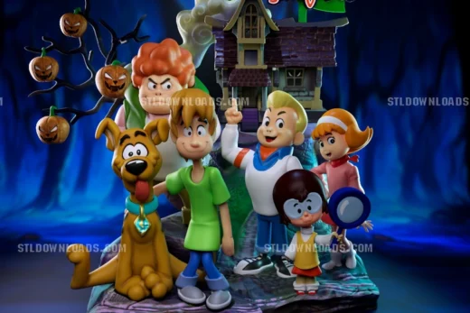 Scooby-Doo Diorama — Scooby-Doo 3D model