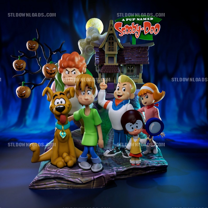 Scooby-Doo Diorama — Scooby-Doo 3D model