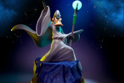 Duffy Duck Wizard — Looney Tunes 3D model