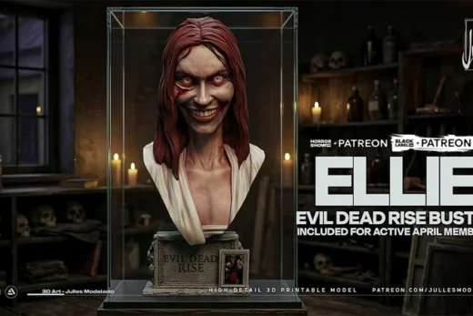 Ellie Bust — Evil Dead Rise 3D model
