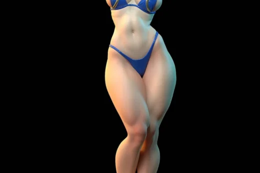 Chun-Li — Street Fighter 3D model