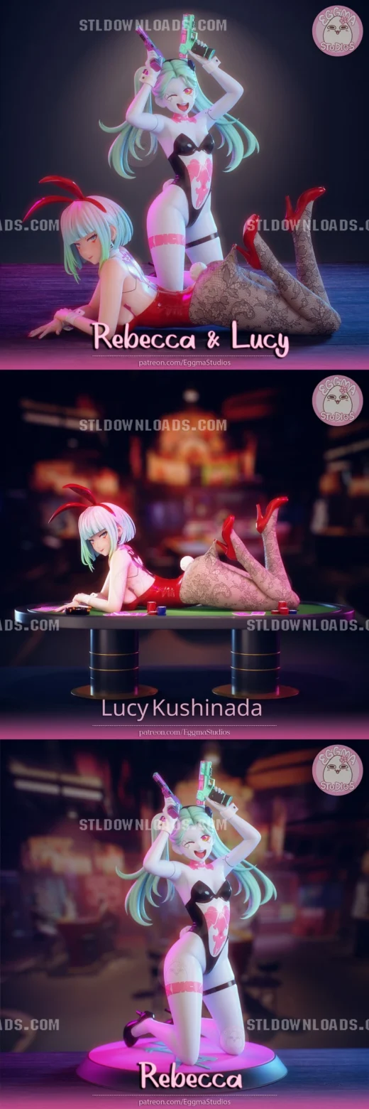 Rebecca — Cyberpunk: Edgerunners 3D model