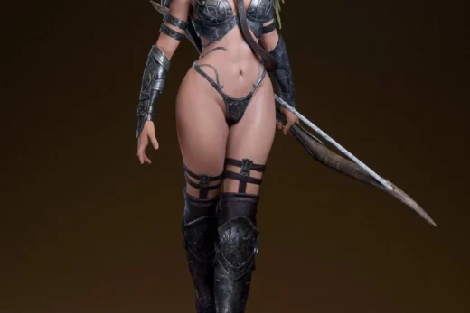 Elaria Shadowleaf — Fantasy 3D model