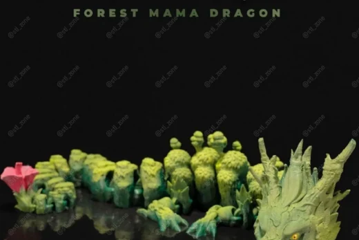 Elder Forest Dragon — Original Fantasy 3D model