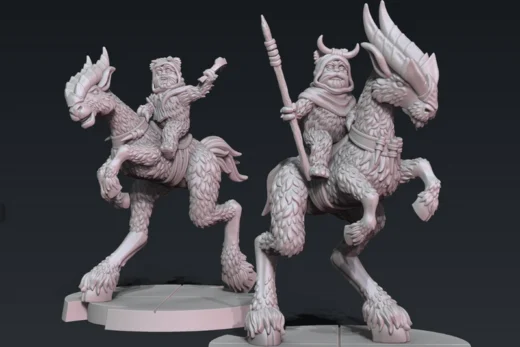 Mounted Ewoks — Star Wars 3D model
