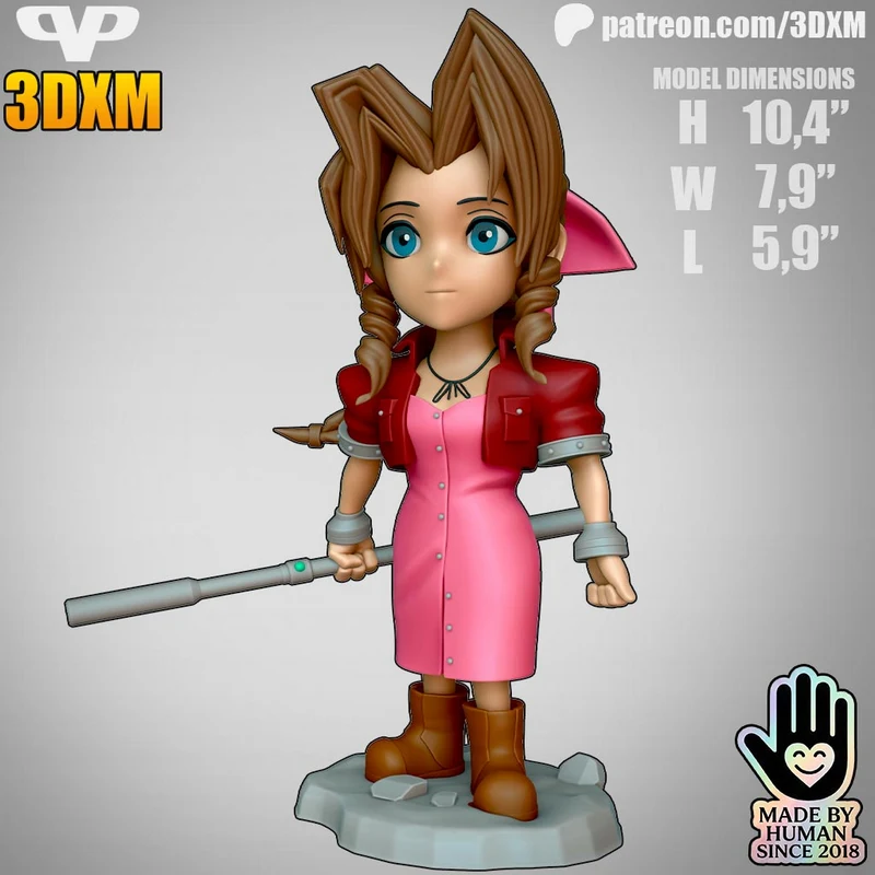 Aerith Gainsborough — Final Fantasy VII 3D model