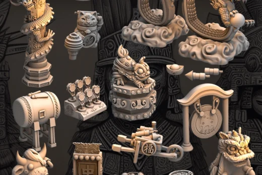 Fantasy Pack 5 — Fantasy 3D model