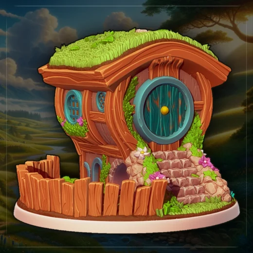 Greenhill Dice Tower — Fantasy 3D model