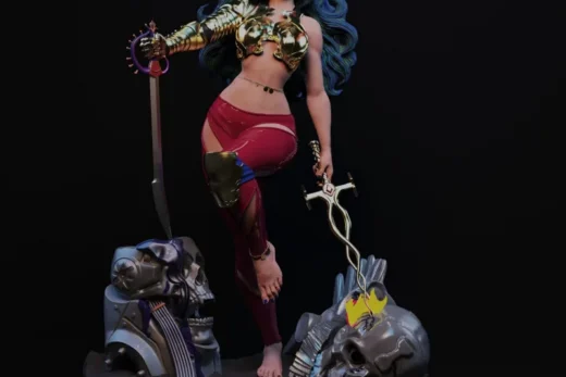 White Sorceress — Fantasy 3D model