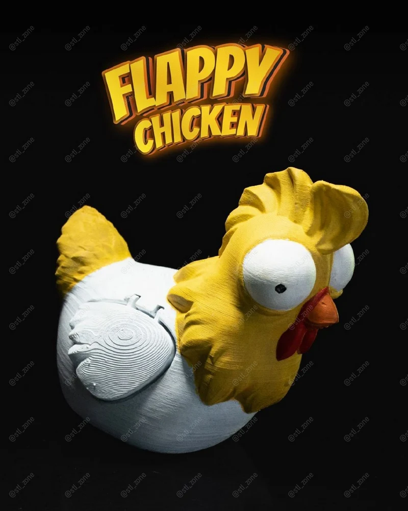 Flappy Chicken — Flappy Bird 3D model