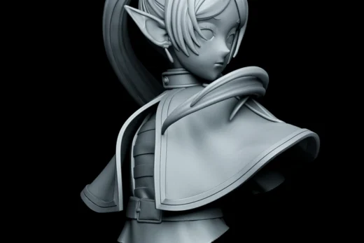 Frieren Bust — Frieren: Beyond Journey's End 3D model