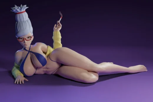 Seiko Ayase — Dandadan 3D model