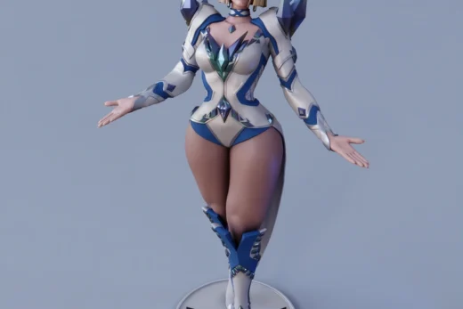 Emma Frost — Marvel Rivals 3D model