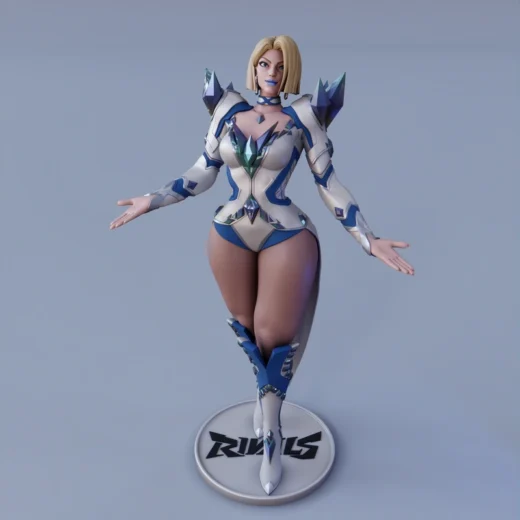 Emma Frost — Marvel Rivals 3D model
