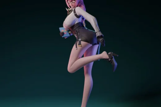 Tsukishiro Yanagi — Zenless Zone Zero 3D model