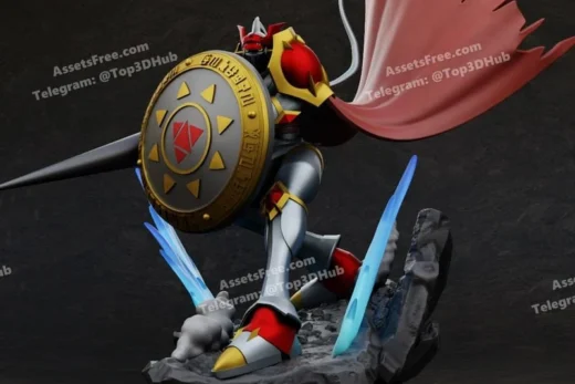 Gallantmon — Digimon 3D model