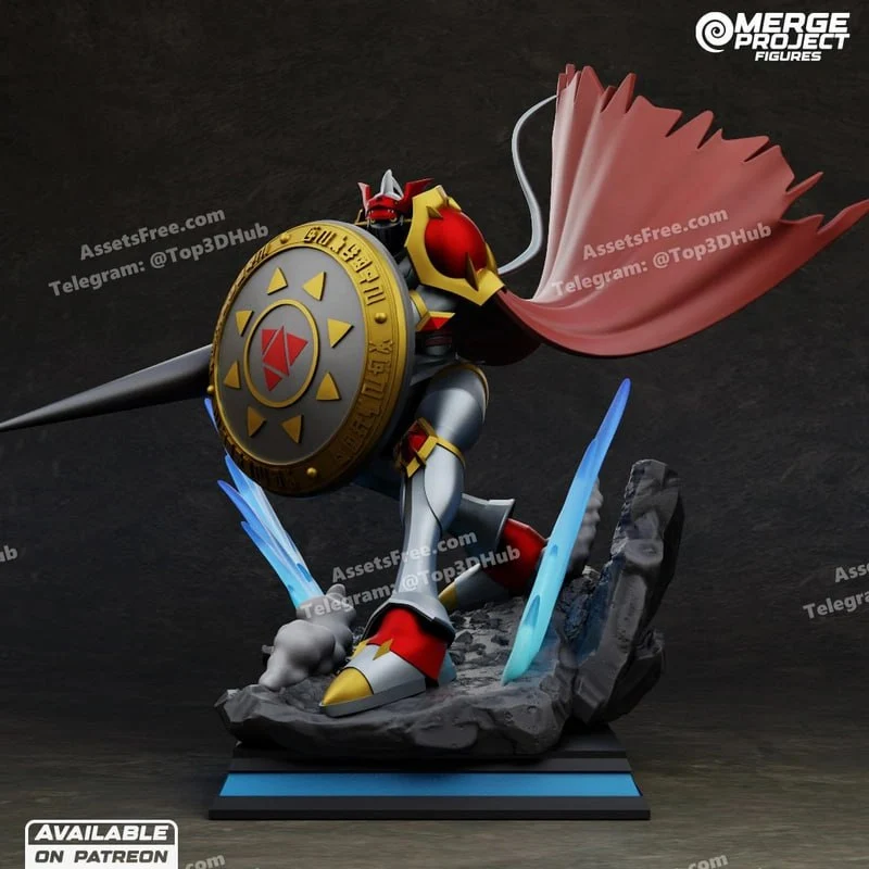 Gallantmon — Digimon 3D model