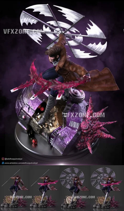 Gambit — Marvel 3D model