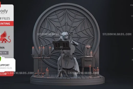 Wednesday Diorama — Wednesday 3D model